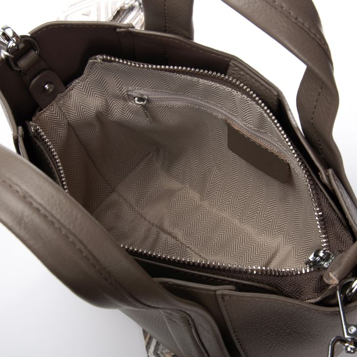 Сумка Женская Классическая кожа ALEX RAI 97718-9 l.grey