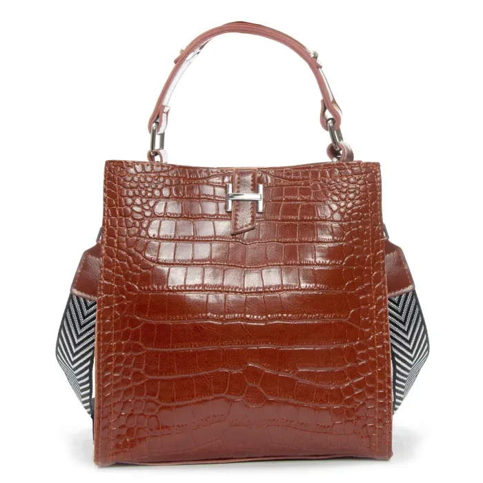 Сумка Женская Классическая кожа ALEX RAI 9701 camel