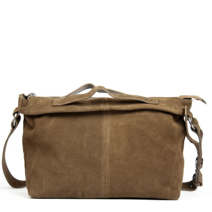 Сумка Женская Классическая замш ALEX RAI 8818 khaki