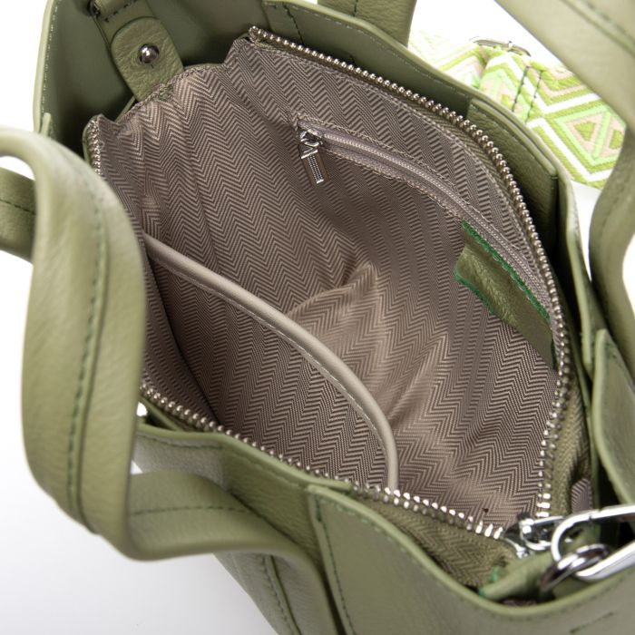 Сумка Женская Классическая кожа ALEX RAI 97718-9 L.matcha