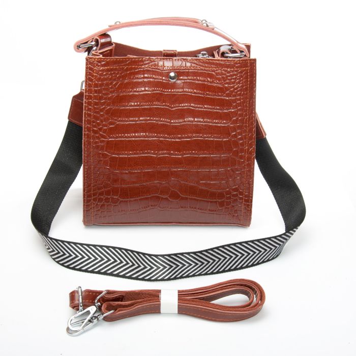 Сумка Женская Классическая кожа ALEX RAI 9701 camel