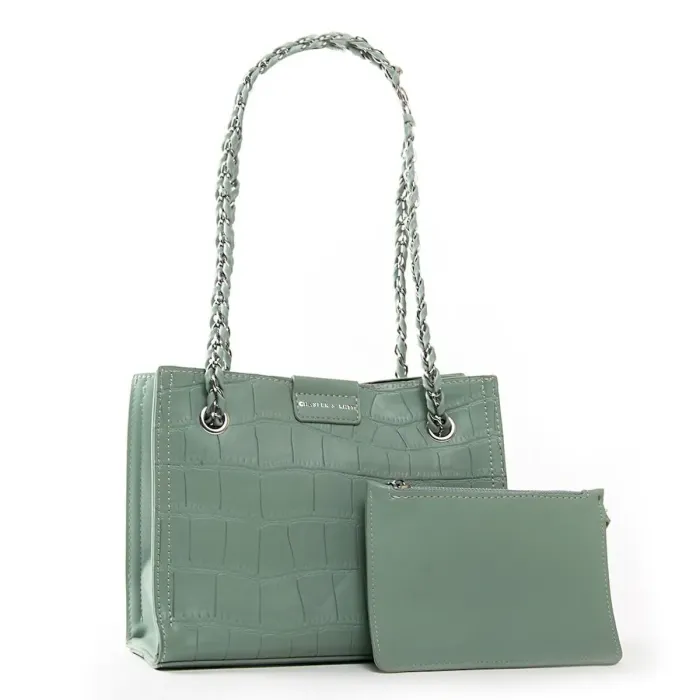 Сумка Женская Классическая иск-кожа FASHION 01-06 7153 green