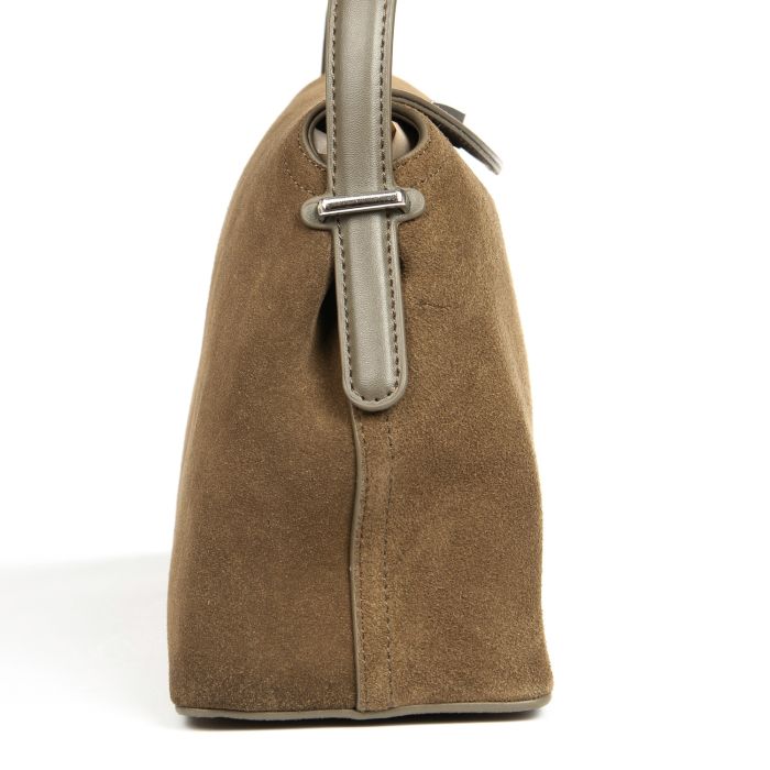 Сумка Женская Классическая замш ALEX RAI 1570 khaki