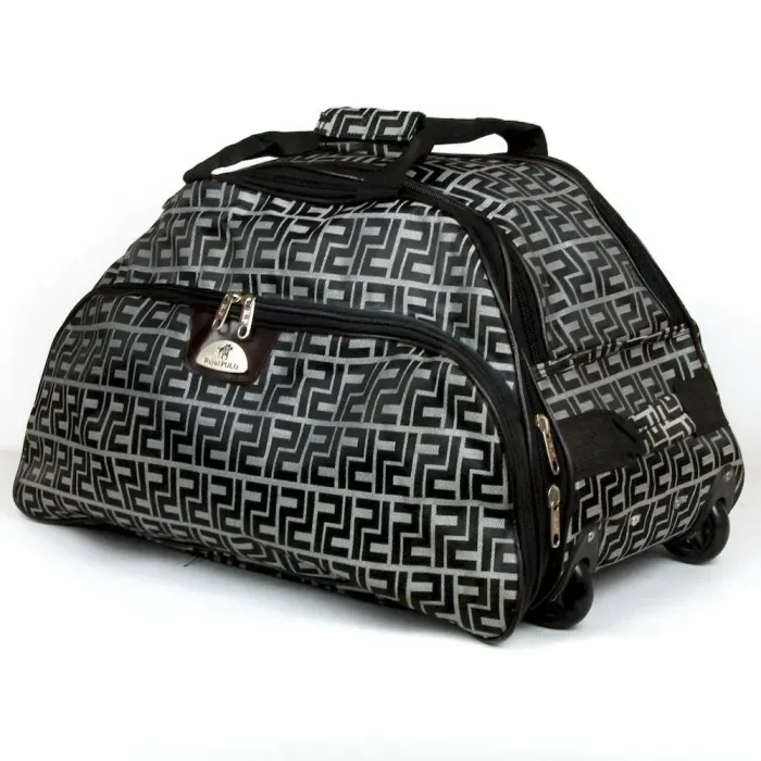 Сумка на колесах нейлон Pol бол grey