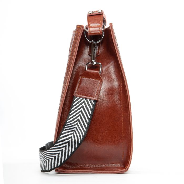 Сумка Женская Классическая кожа ALEX RAI 9701 camel