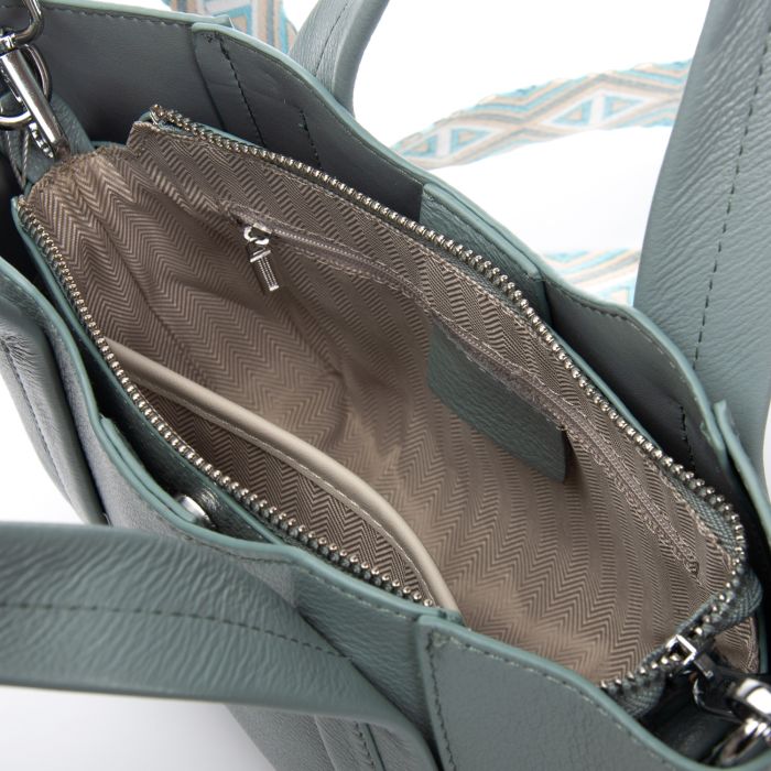 Сумка Женская Классическая кожа ALEX RAI 97718-9 blue