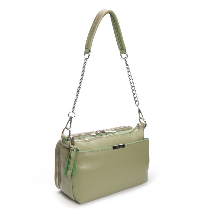 Сумка Женская Классическая кожа ALEX RAI 8912-9 green