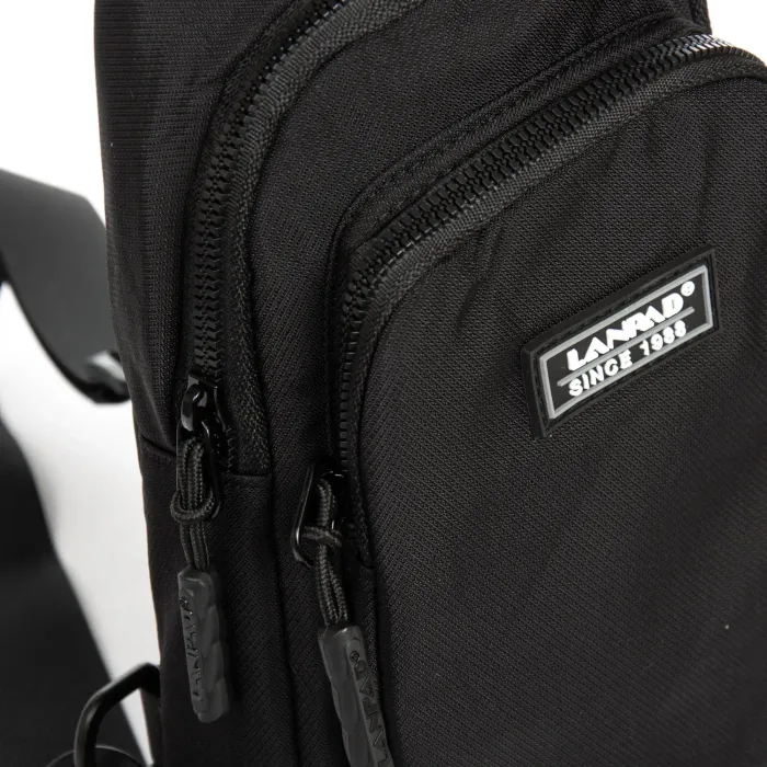 Сумка Мужская На Плечо нейлон Lanpad 86803 black мал