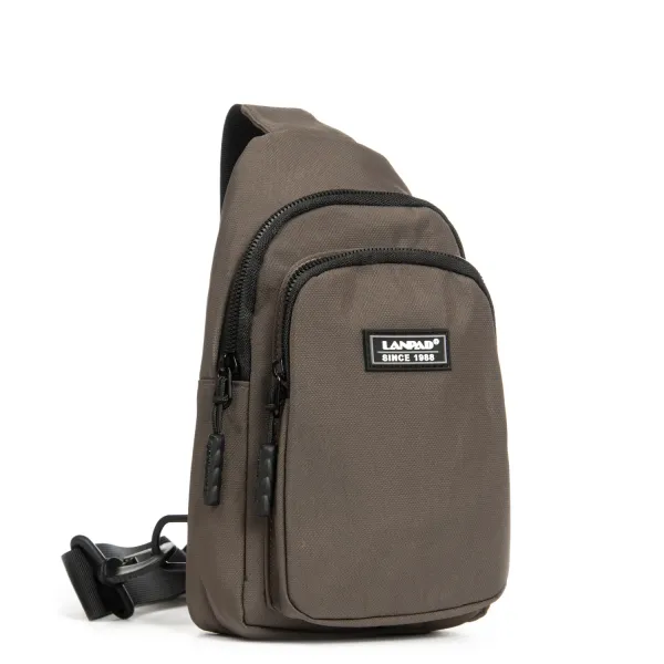 Сумка Мужская На Плечо нейлон Lanpad 86803 brown мал