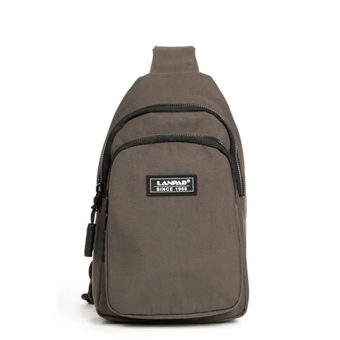 Сумка Мужская На Плечо нейлон Lanpad 86803 brown мал