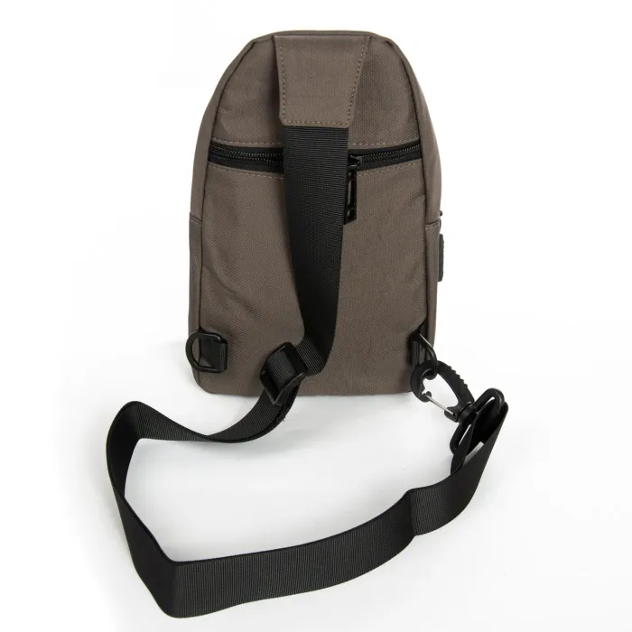 Сумка Мужская На Плечо нейлон Lanpad 86803 brown мал