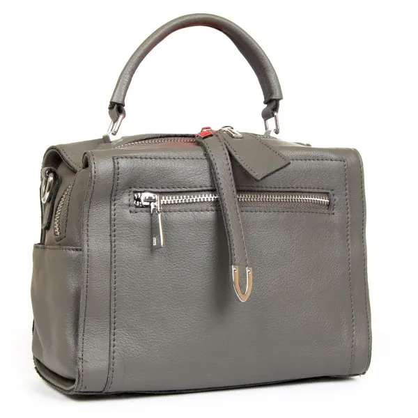 Сумка Жіноча Класична шкіра Luxeva P25 8759-9 grey