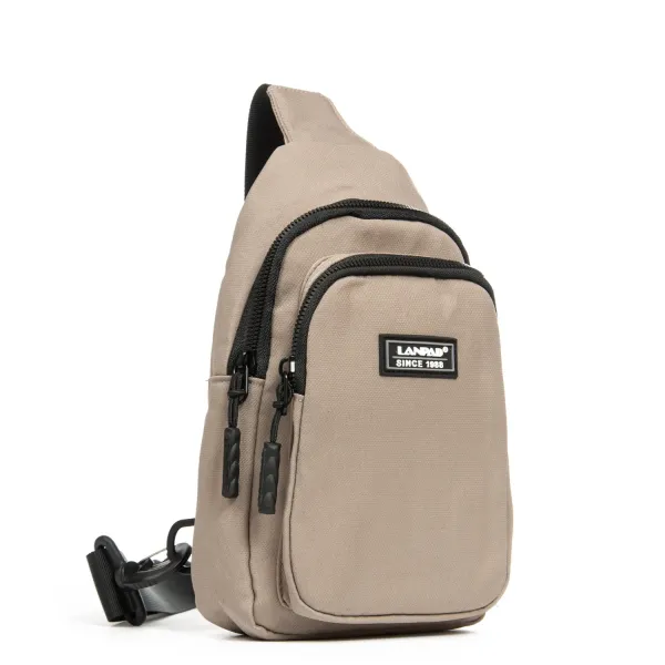 Сумка Мужская На Плечо нейлон Lanpad 86803 khaki мал