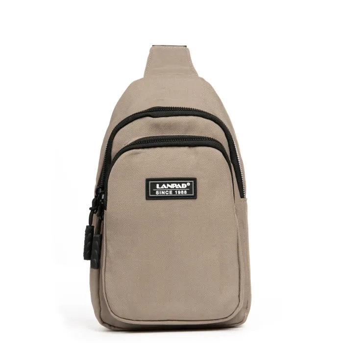 Сумка Мужская На Плечо нейлон Lanpad 86803 khaki мал
