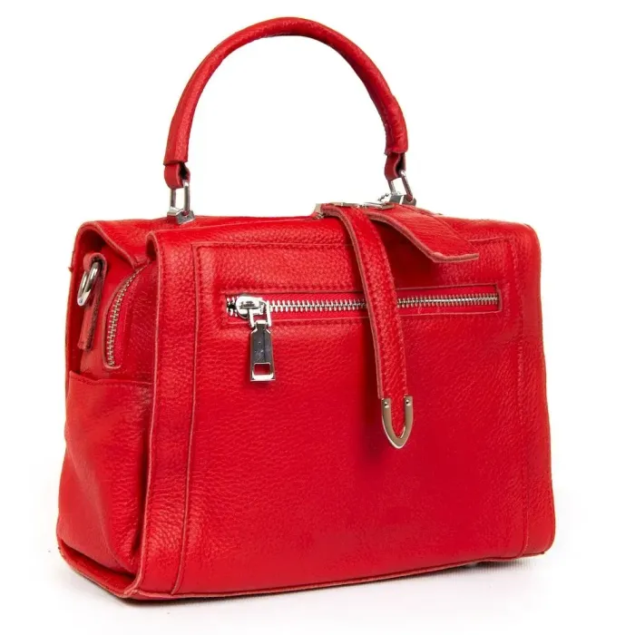 Сумка Женская Классическая кожа Luxeva P25 8759-9 bright-red