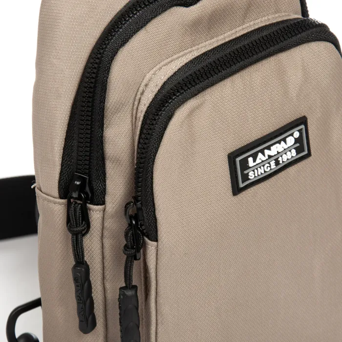 Сумка Мужская На Плечо нейлон Lanpad 86803 khaki мал