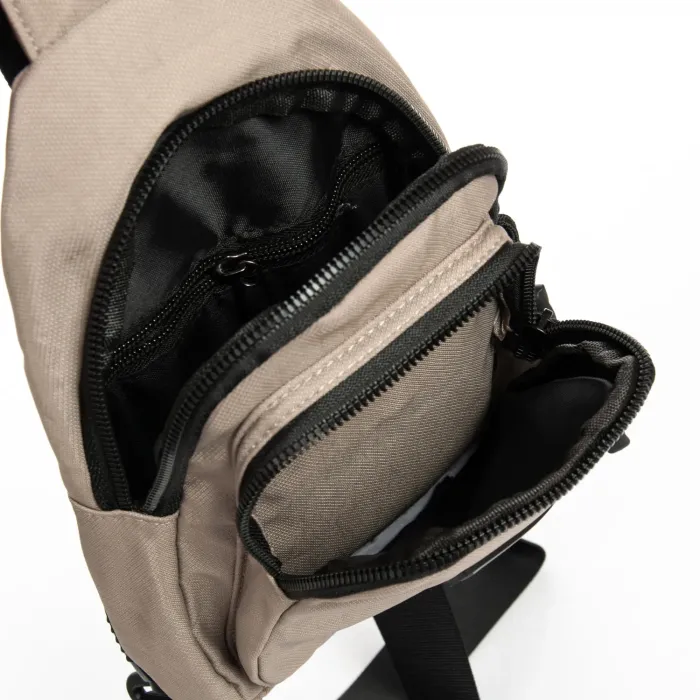 Сумка Мужская На Плечо нейлон Lanpad 86803 khaki мал