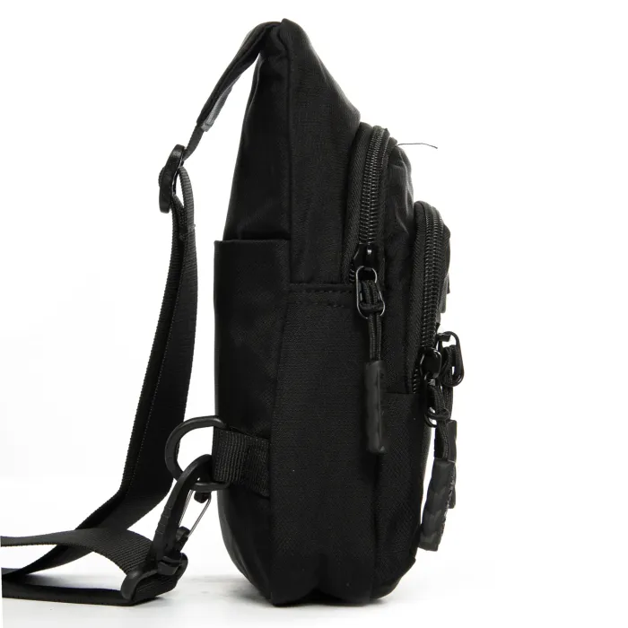 Сумка Мужская На Плечо нейлон Lanpad A65365 black мал
