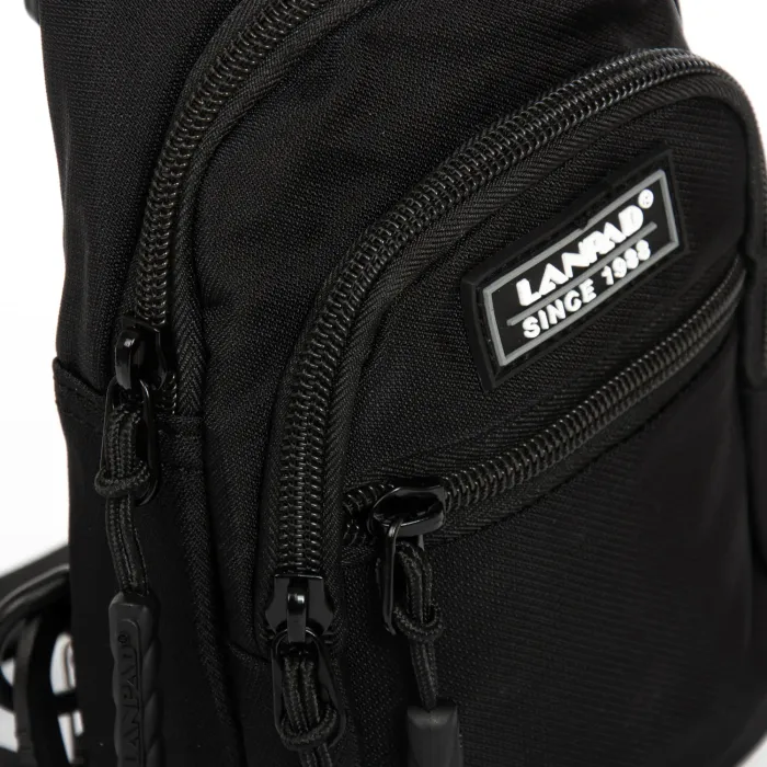 Сумка Мужская На Плечо нейлон Lanpad A65365 black мал