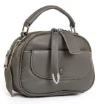 Сумка Жіноча Класична шкіра Luxeva P12 8758-9 grey