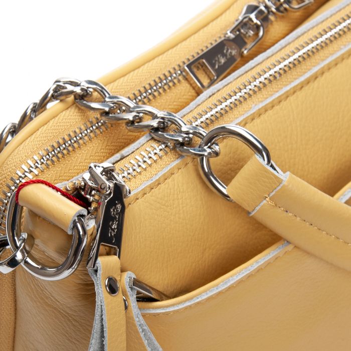 Сумка Женская Классическая кожа ALEX RAI 8912-9 yellow