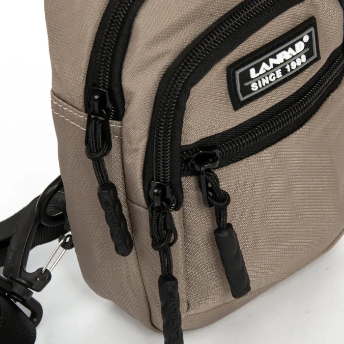 Сумка Мужская На Плечо нейлон Lanpad A65365 khaki мал