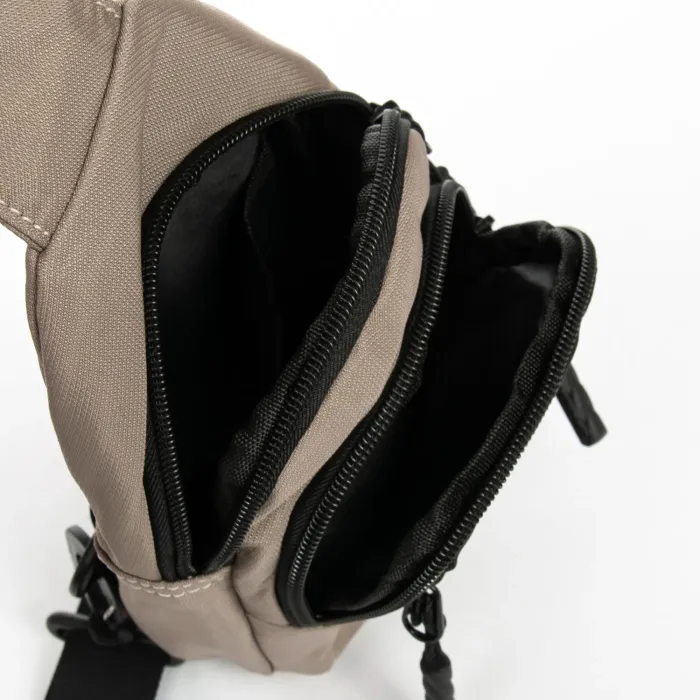 Сумка Мужская На Плечо нейлон Lanpad A65365 khaki мал