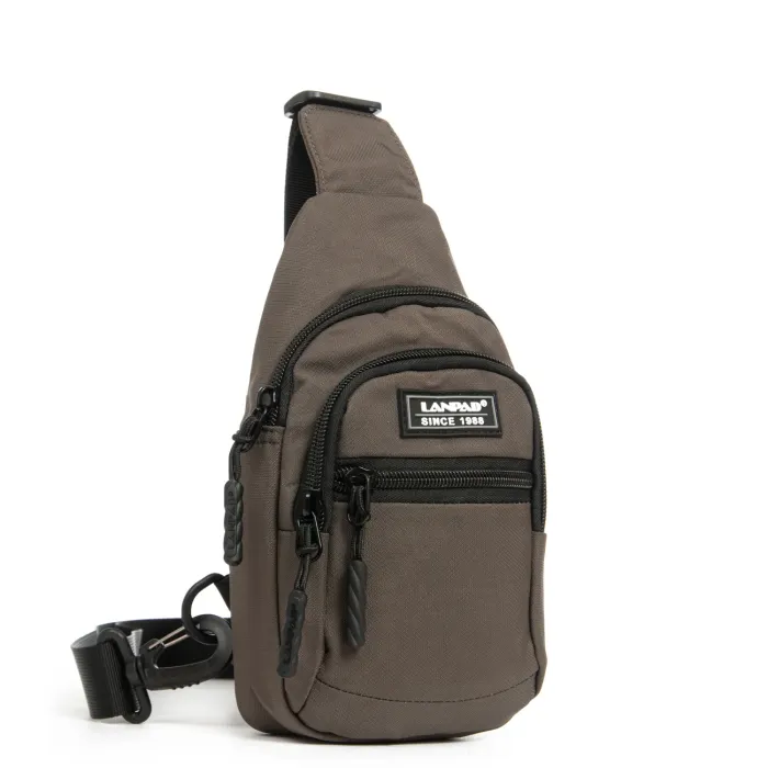 Сумка Мужская На Плечо нейлон Lanpad A65365 brown мал