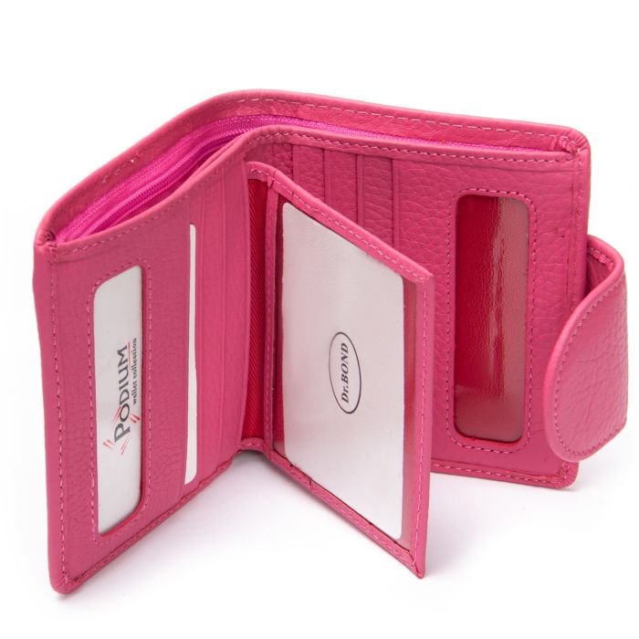 Кошелек Bright Женский кожа DR. BOND WS-415-1 plum-red