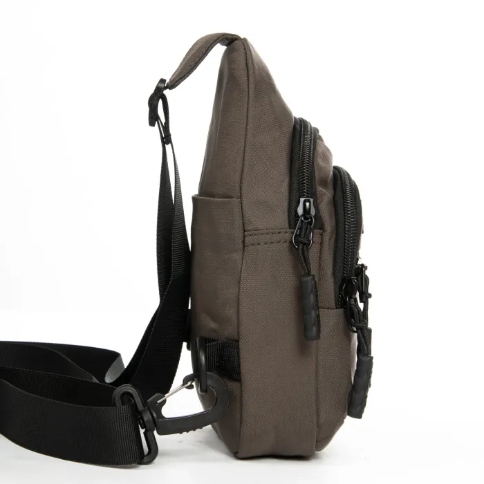 Сумка Мужская На Плечо нейлон Lanpad A65365 brown мал