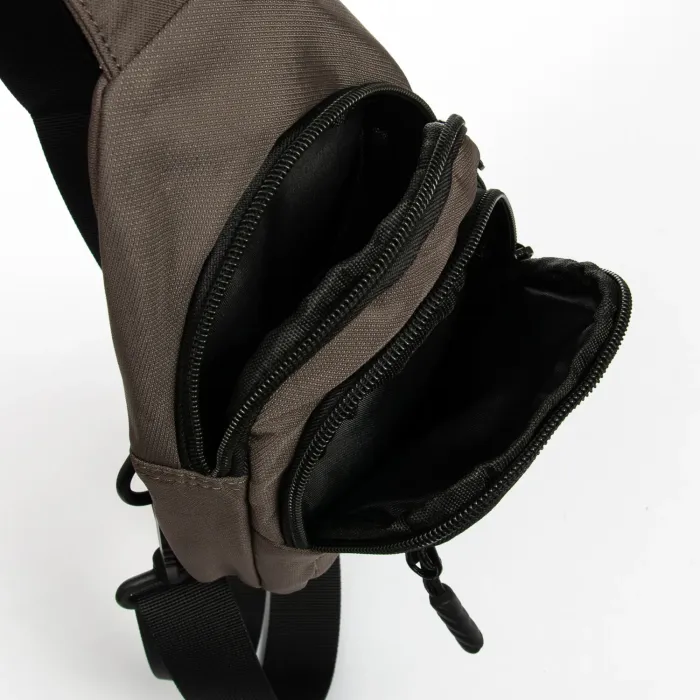 Сумка Мужская На Плечо нейлон Lanpad A65365 brown мал