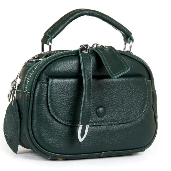 Сумка Женская Классическая кожа Luxeva P12 8758-9 green