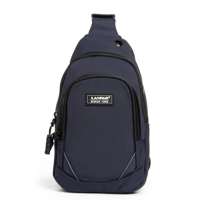 Сумка Мужская На Плечо нейлон Lanpad 8805 blue мал