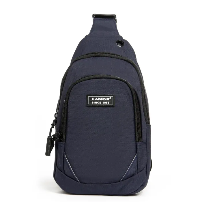 Сумка Мужская На Плечо нейлон Lanpad 8805 blue мал