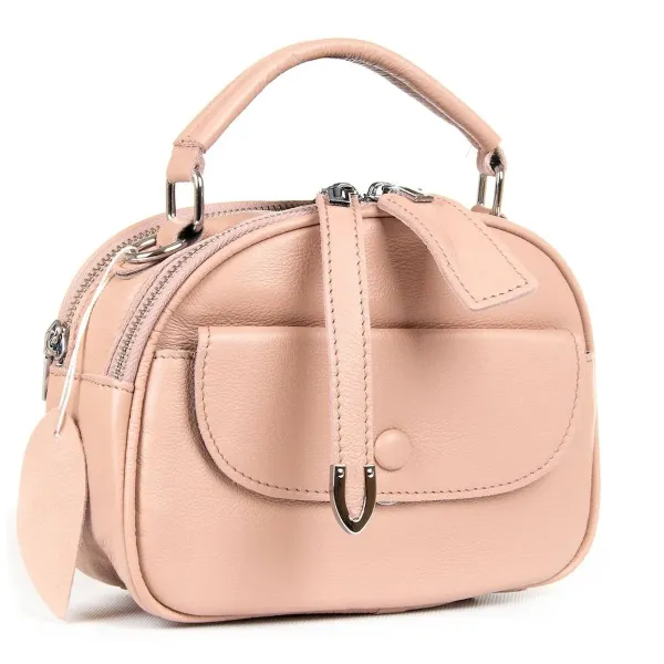 Сумка жіноча Класична шкіра Luxeva P12 8758-9 pink