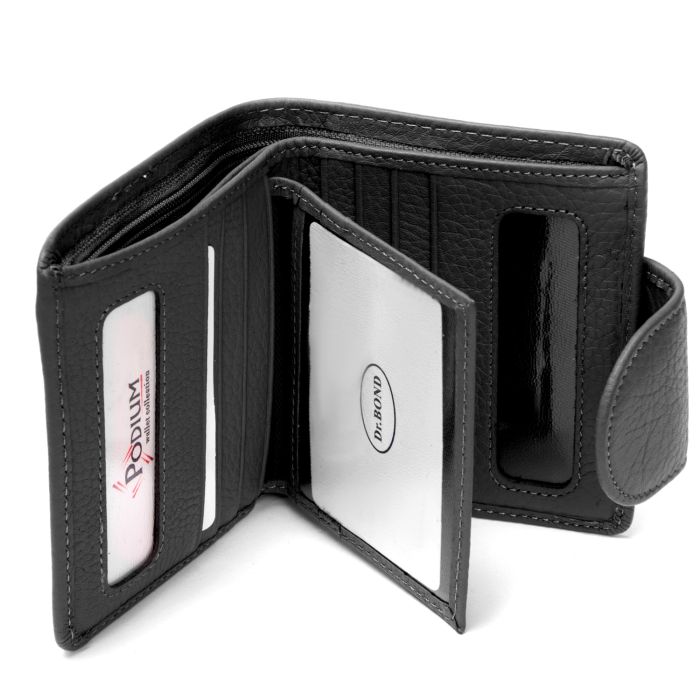Кошелек Bright Женский кожа DR. BOND WS-415-1 black