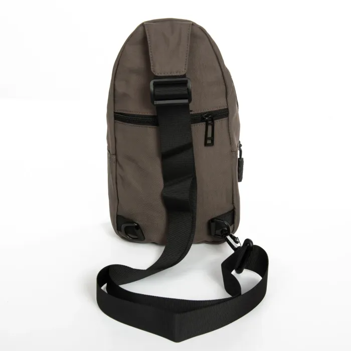 Сумка Мужская На Плечо нейлон Lanpad 8805 brown мал