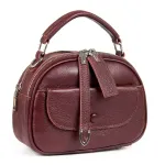 Сумка жіноча Класична шкіра Luxeva P12 8758-9 red-wine