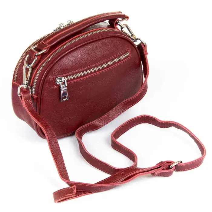Сумка Женская Классическая кожа Luxeva P12 8758-9 claret