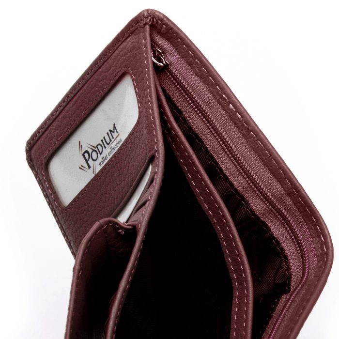 Кошелек Bright Женский кожа DR. BOND WS-415-1 wine red