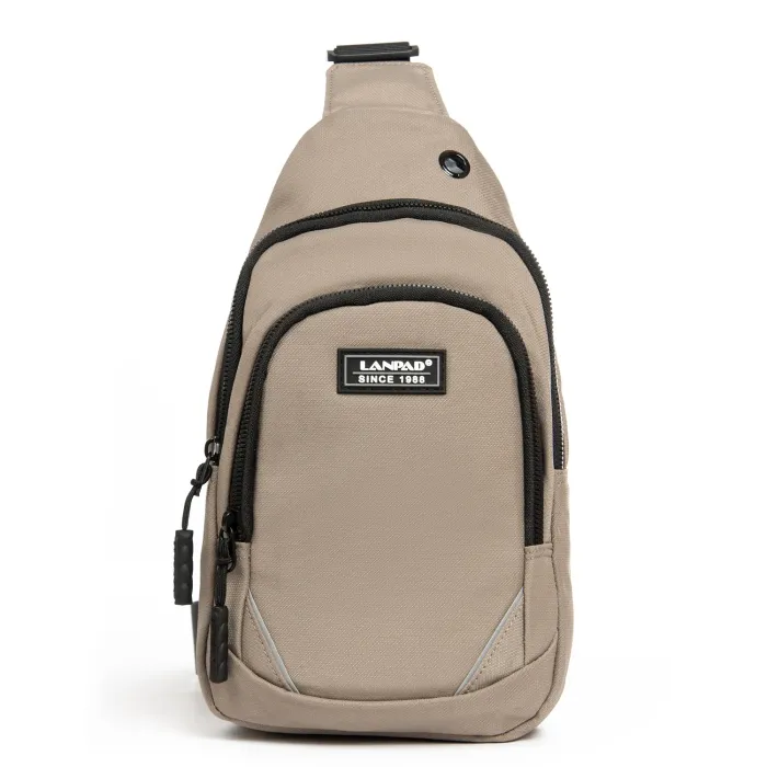 Сумка Мужская На Плечо нейлон Lanpad 8805 khaki мал