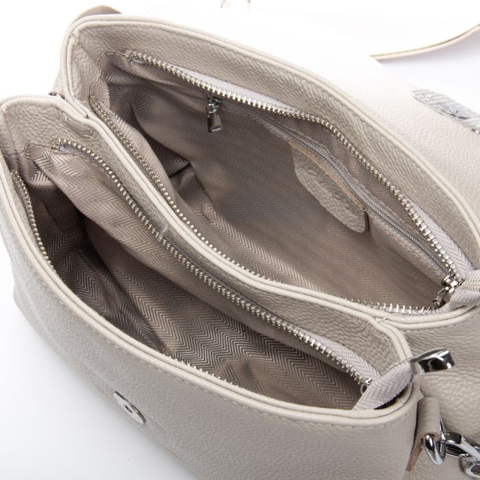 Сумка Женская Классическая кожа ALEX RAI 99115 beige