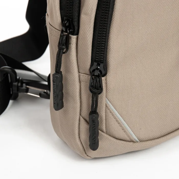 Сумка Мужская На Плечо нейлон Lanpad 8805 khaki мал