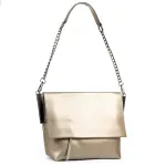 Сумка жіноча Класична шкіра Luxeva P69 8322 silver-grey