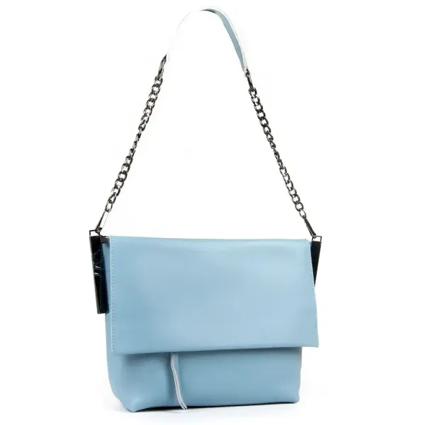 Сумка Жіноча Класична шкіра Luxeva P69 8322 lighr-blue