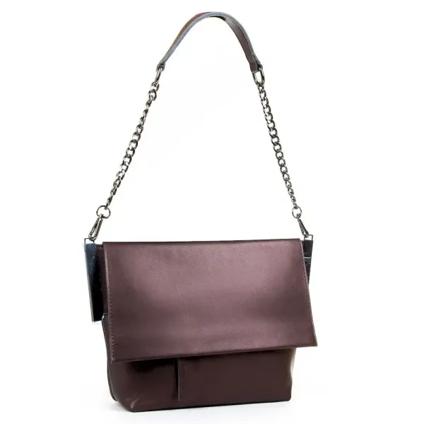 Сумка Жіноча Класична шкіра Luxeva P4 8322 bright-coffee