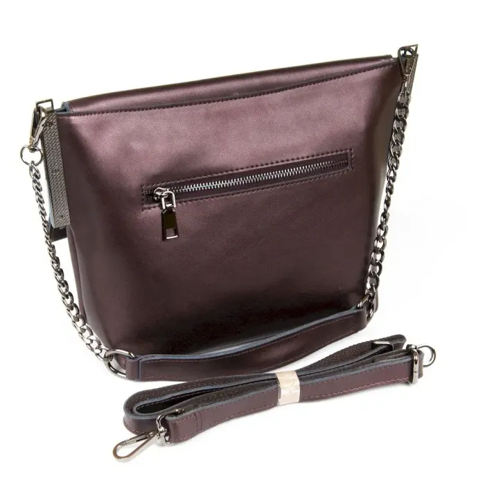 Сумка Женская Классическая кожа Luxeva P4 8322 bright-coffee