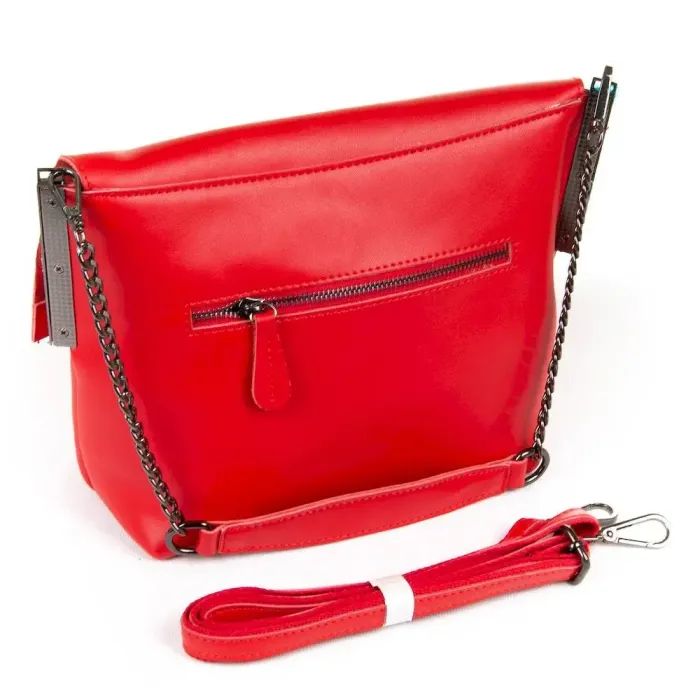 Сумка Женская Классическая кожа Luxeva P4 8322 red