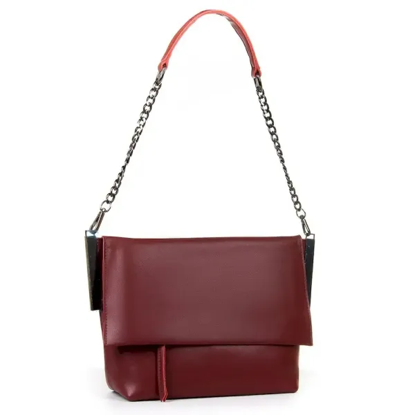 Сумка жіноча Класична шкіра Luxeva P4 8322 red-wine