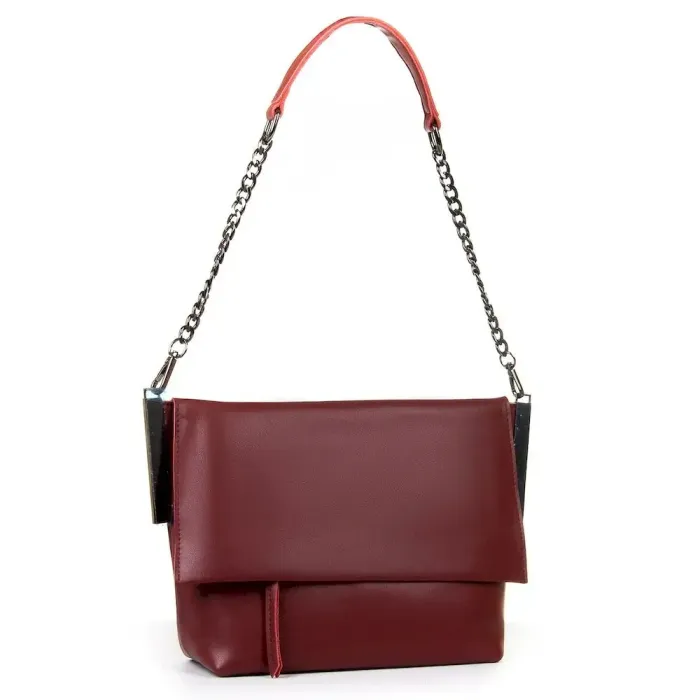 Сумка Женская Классическая кожа Luxeva P4 8322 red-wine